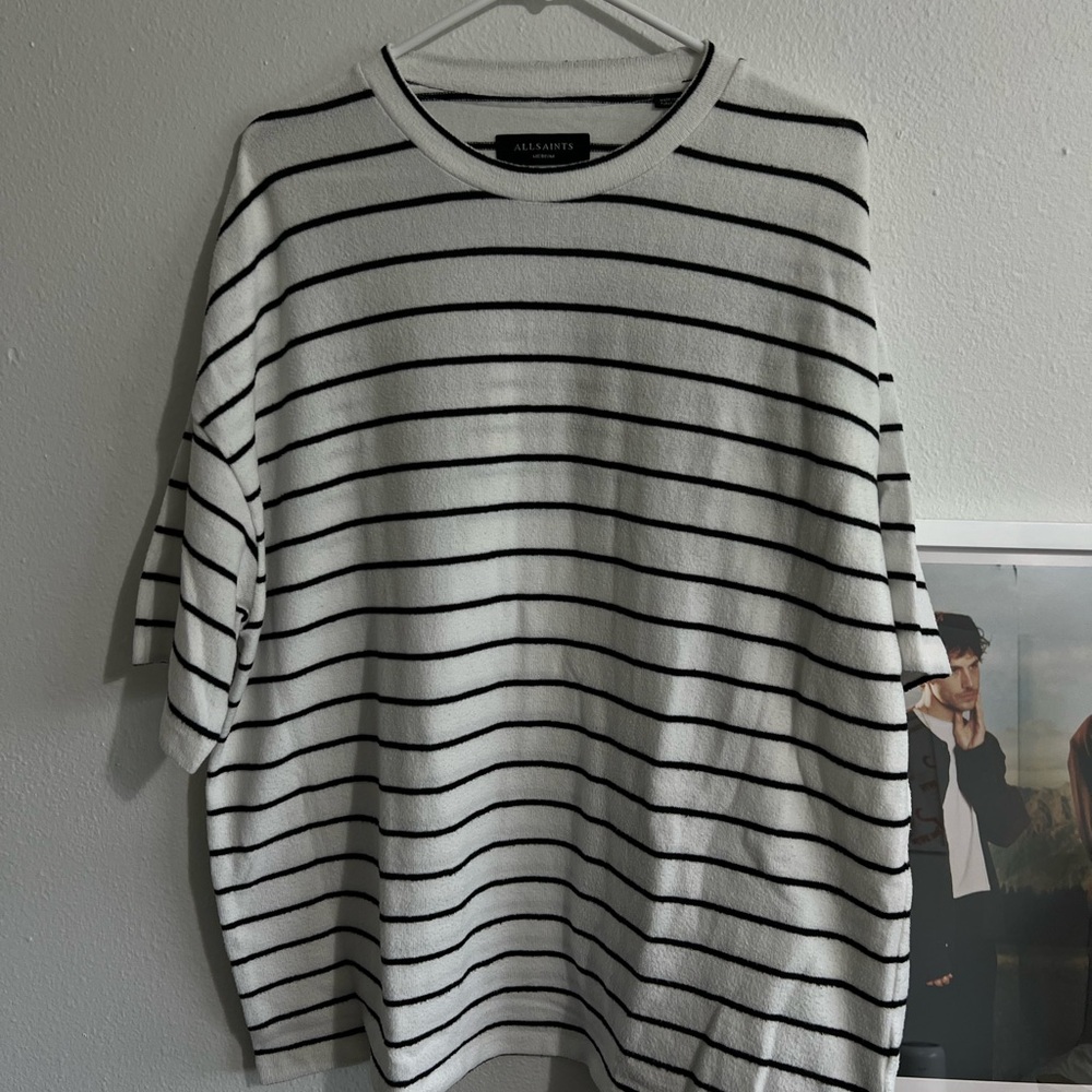 Allsaints oversized Terrycloth Shirt